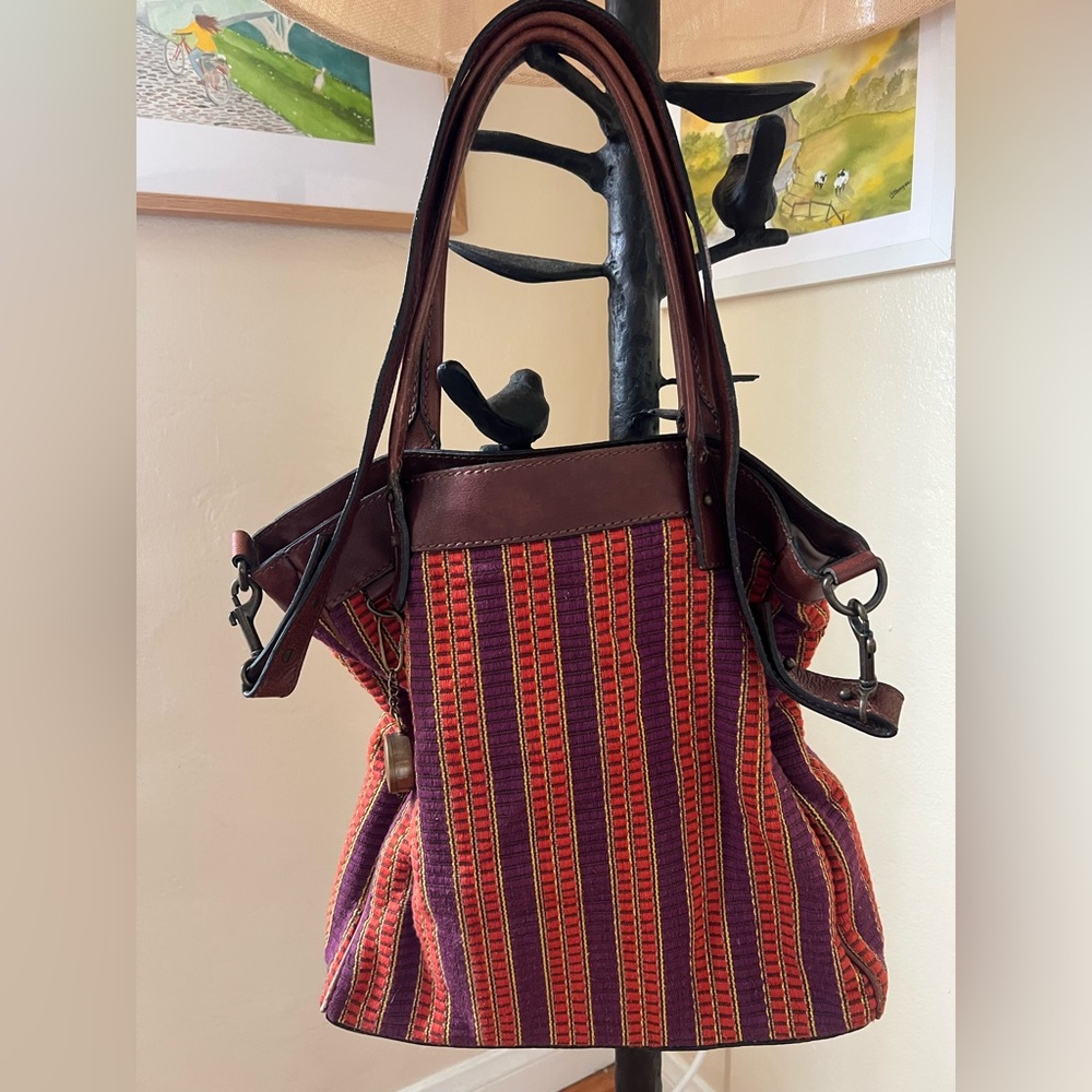 LAST CALL: FINAL Price- Star Board North Leather Trimmed Market Tote